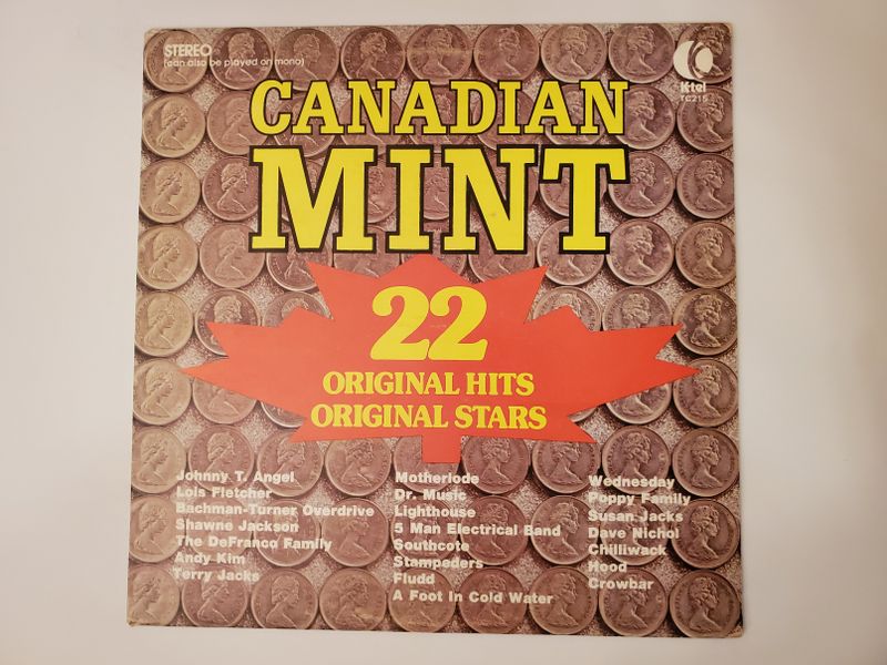 Various Artists Canadian Mint: 22 Original Hits Original Stars vinyl record